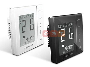 Термостат встраиваемый непрограммируемый (с экраном LCD, 230V, черный) VS35B
